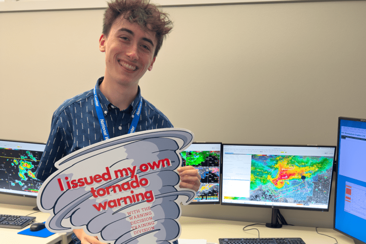 Shank during his time at the National Weather Service